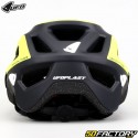 capacete de bicicleta MTB UFO  Defcon-Three preto e amarelo fluorescente