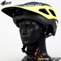 casco de bicicleta de montaña UFO  Defcon-Three negro y amarillo fluorescente