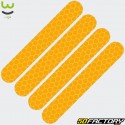 Adesivos refletivos de scooter laranja fluorescente Ninebot GXNUMX Wattiz