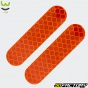 Pegatinas reflectantes para scooter Ninebot serie F Wattiz naranja fluorescente