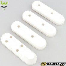 Tampas do eixo das rodas da trotineta Xiaomi M365, M365 Pro Wattiz branco