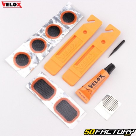 Bicycle inner tube repair kit &quot;Trekking/MTB&quot; (tire levers, patches and glue) Vélox