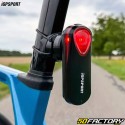 Iluminação traseira de bicicleta LED recarregável IGPSport SR30 Smart Radar