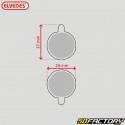 Organic bicycle brake pads type Avid BB5... Elvedes