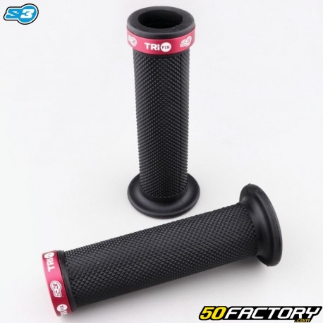 Handle grips trial S3 TRI FIX black and red