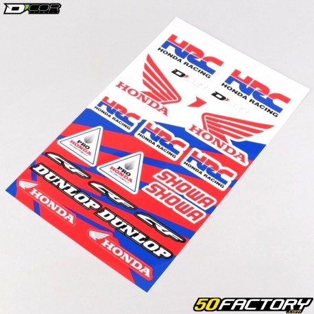 Adesivos Honda HRC MX 30.5x46 cm D&#039;Cor (placa)