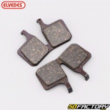 Semi-metal bicycle brake pads type Magura MT5... Elvedes (2 pieces)