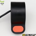 Accélérateur à pouce trottinette Xiaomi M365, M365 Pro... Wattiz noir (bouton rouge)