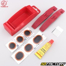 Chamber repair kit air bike (red tire levers, patches and glue) Thumbs Up