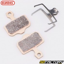 Pastilhas de freio em metal sinterizado bicicleta tipo Sram, Avid XXNUMX, XX... Elvedes