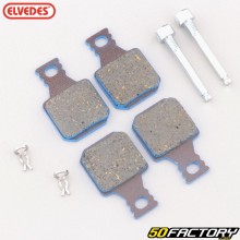 Organic bicycle brake pads type Magura MT5... Elvedes (4 pieces)