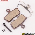 Organic steel bicycle brake pads Sram Code R (since 2010)...