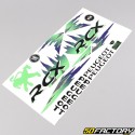 Decoration  kit Peugeot 103 RCX phase 2 black and green