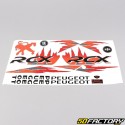 Kit déco Peugeot 103 RCX phase 2 noir et orange