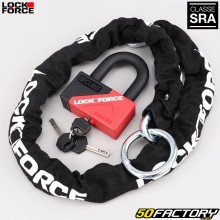 Antivol chaîne lasso homologué SRA Lock Force 1m20