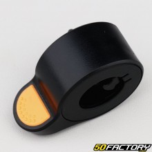 Daumengas für Tretroller Xiaomi Scooter, Ninebot... schwarz (orangefarbener Knopf)