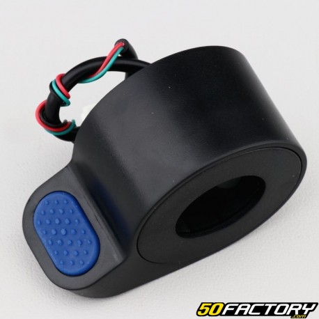 Acelerador de pulgar para scooter Xiaomi Mi 10 negro (botón azul)