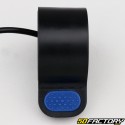 Acelerador de polegar para scooter Xiaomi Mi 10 preto (botão azul)