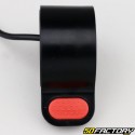 Xiaomi MXNUMX, MXNUMX Pro... acelerador de polegar para scooter preto (botão vermelho)