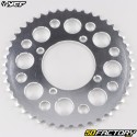 Kettenrad 45 Zähne Aluminium 420 YCF Supermoto SM125R, SM F190, SP... silberfarben