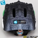 Casco da bicicletta per bambini con illuminazione posteriore integrata Crazy Safety Dragon 3D nero