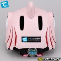Children&#39;s bicycle helmet with integrated rear lighting Crazy Safety Requin 3D pink