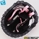 Casco de bicicleta infantil con iluminación trasera integrada Crazy Safety Requin 3D rosa