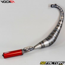 Exhaust pipe Voca Rookie AM6 red silencer