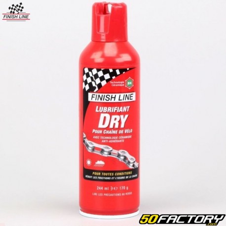 Finish Line Dry lubricante para cadenas de bicicleta condiciones secas 100ml