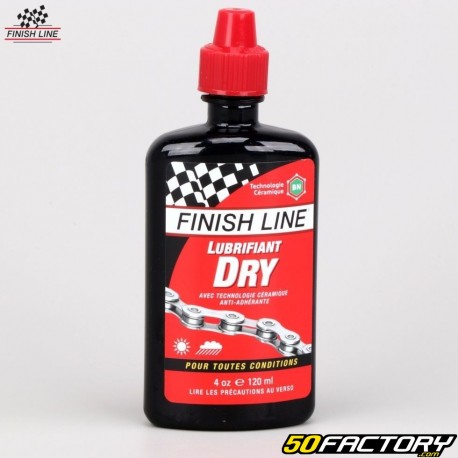 Finish Line Dry bicycle chain lubricant dry conditions 100ml