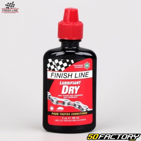 Finish Line Dry lubrificante para corrente de bicicleta em condições secas 100ml