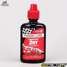 Huile pour chaîne de vélo Finish Line Dry conditions sèches 60ml