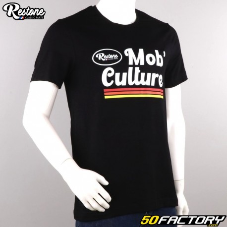 Tee-shirt Restone Mob Culture noir