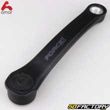 Left crank aluminum bike Amar black 170 mm