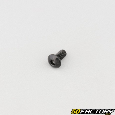 Vite 4x8 mm BTR testa arrotondata classe 10.9 nera (singolarmente)