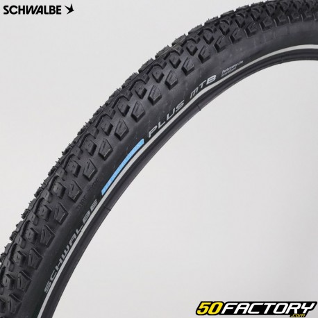 Schwalbe Marathon Plus MTB neumático de bicicleta a prueba de pinchazos XNUMXxXNUMX (XNUMX-XNUMX) rayas reflectantes