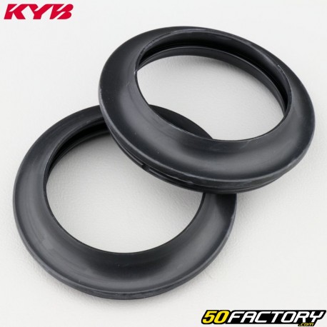 Caches poussière de fourche 43x55.5x14 mm Kawasaki Ninja ZX-10R, Suzuki GSX-R 1000... KYB