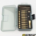 Da 105 a 130 getti, getti del minimo, spilli e diffusore 18 fori Carburatore PWK, Keihin (kit di messa a punto)