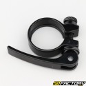 Quick-release bicycle seat post clamp Ø2 mm black