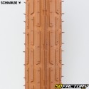 Fahrradreifen 26xNUMX (2.35-60) Schwalbe Fat Frank braun mit Leuchtrand 