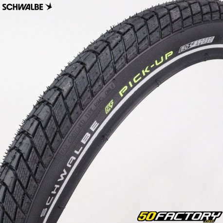 Pneu de bicicleta 20xNUMX (2.35-60) com borda reflexiva Schwalbe Pick-Up