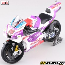 Moto en miniatura XNUMX/XNUMX Ducati Desmosedici GP Pramac Team (XNUMX) Zarco XNUMX Maisto