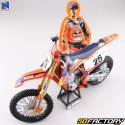 Miniatura de motocicleta XNUMX/XNUMXth KTM SX-F XNUMX Factory  Marvin Musquin XNUMX Novo Ray