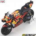 Motocicleta miniatura XNUMX / XNUMXe KTM RC XNUMX touros vermelhos Factory Racing  (XNUMX) Pasta XNUMX Maisto