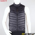 Reversible winter sleeveless down jacket Santic Beyond black and brown