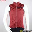 Santic Isgo burgundy sleeveless windbreaker vest