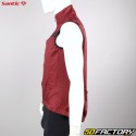 Santic Isgo burgundy sleeveless windbreaker vest