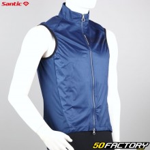 Santic Isgo blue sleeveless windbreaker vest