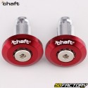 Red Chaft handlebar ends