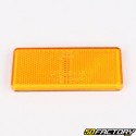 Reflector universal rectangular naranja 100x100 mm para pegar